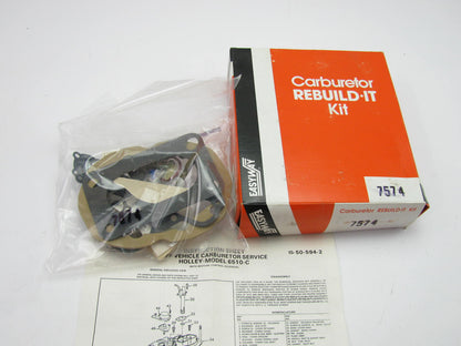Easyway 7574 Carburetor Rebuild Kit 1981-1987 GM 1.6L For Holley 6510C