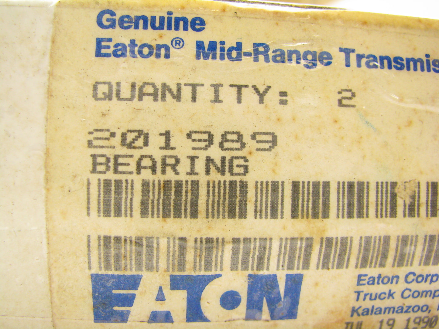 (2) Eaton 201989 Manual Transmission Pilot Bearing For 280 282 285 280VO