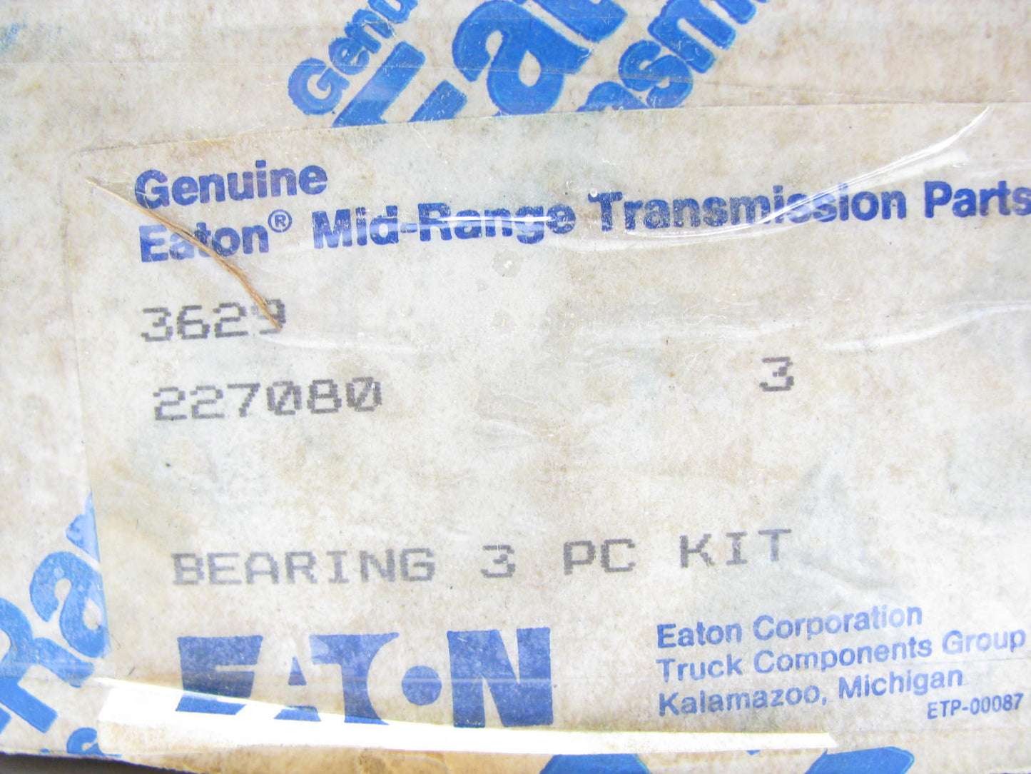 (3) Genuine Eaton Fuller Bearing Assembly P/N: 227080 - PACK OF 3 BEARINGS