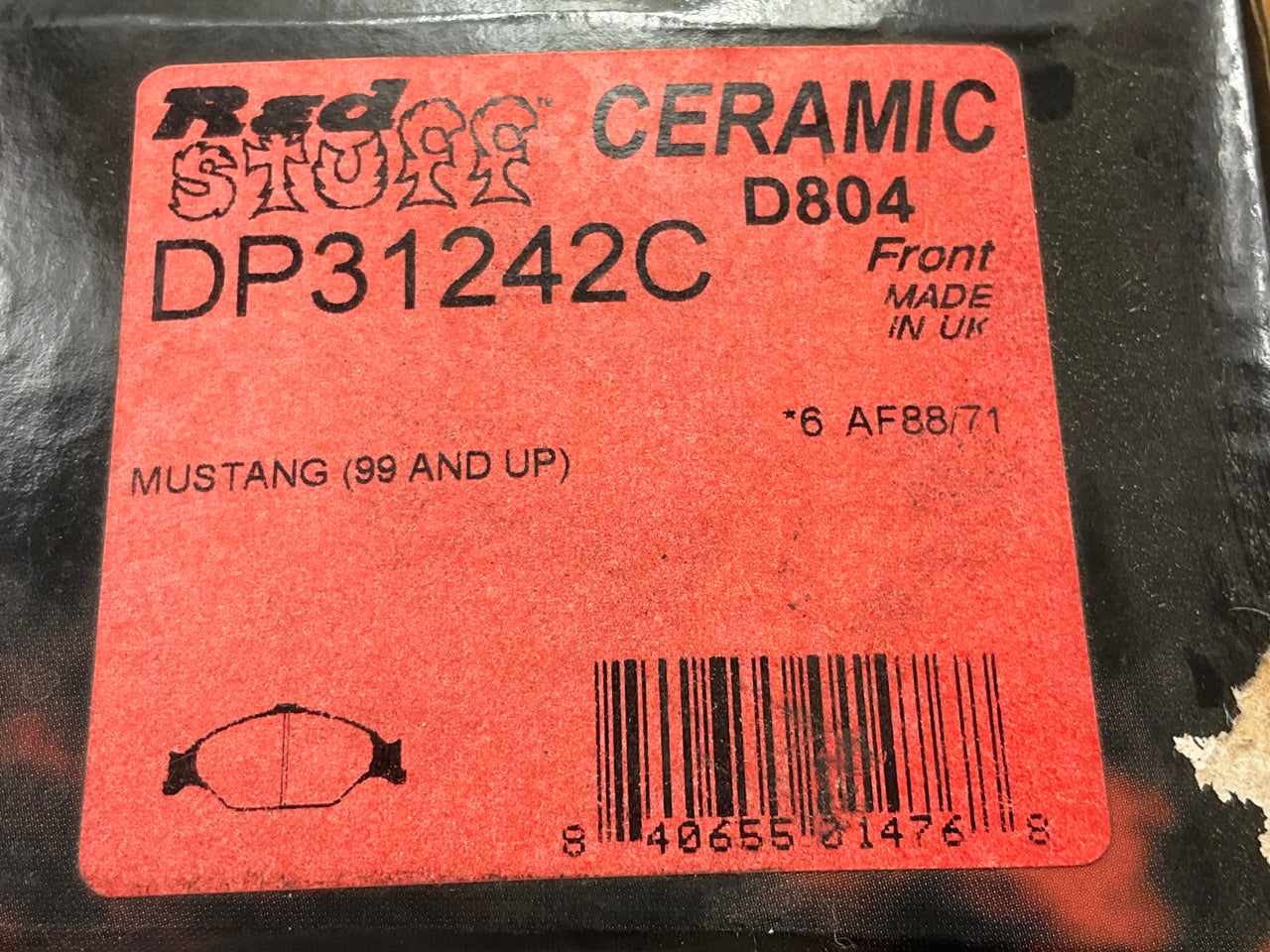 EBC DP31242C Front REDSTUFF Disc Brake Pads For 1999-2004 Ford Mustang