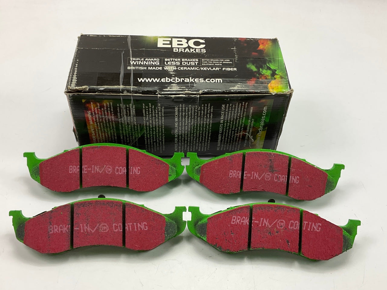 EBC DP61022 GREENSTUFF Disc Brake Pads - Front