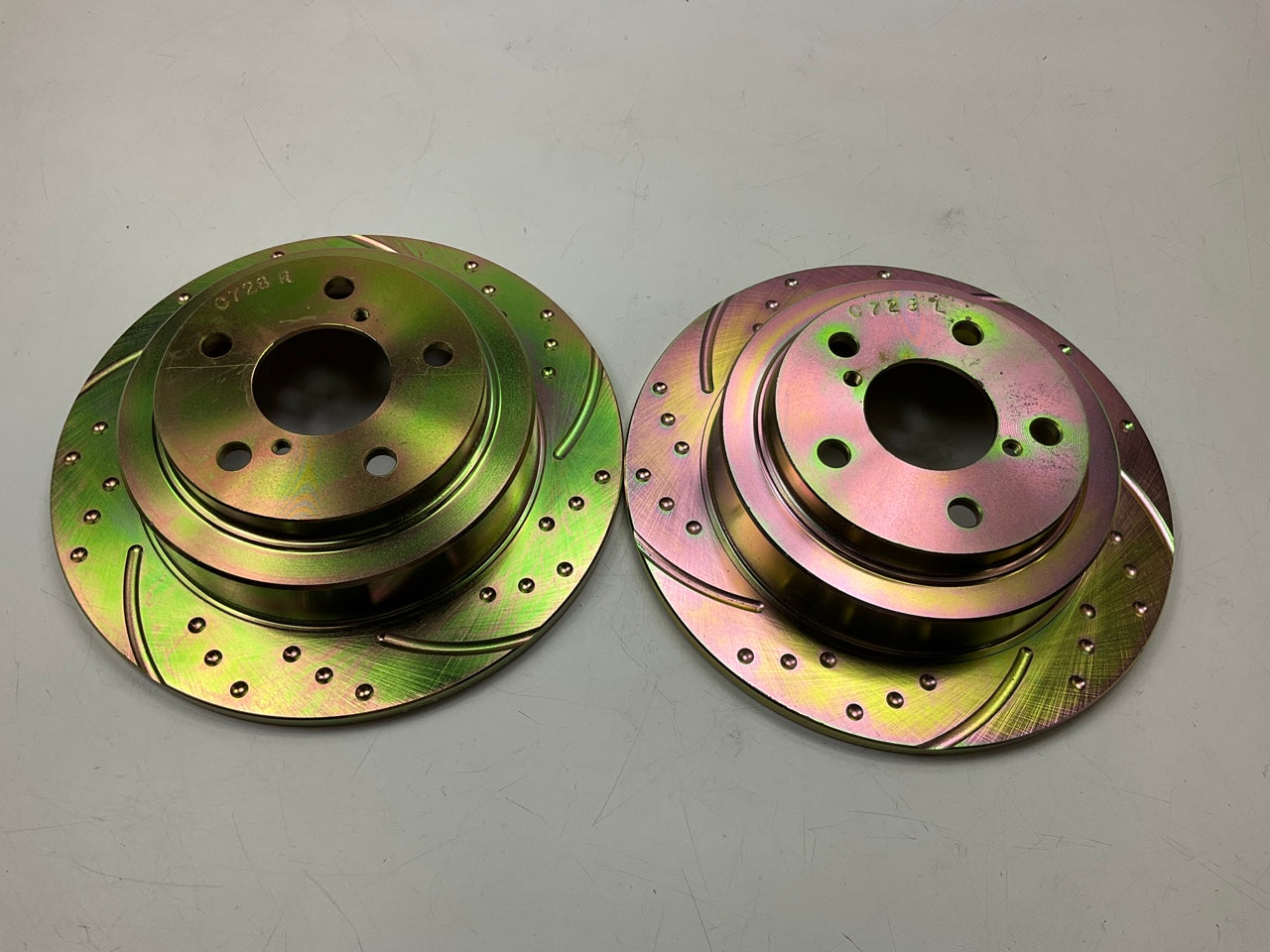 EBC GD728 Rear Slotted & Drilled Disc Brake Rotors