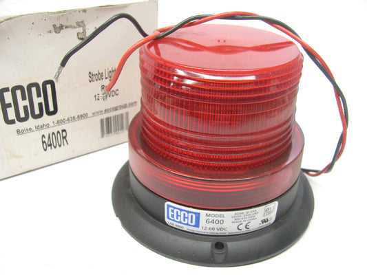 Ecco 6400R RED Strobe Light Lamp Beacon Low Profile
