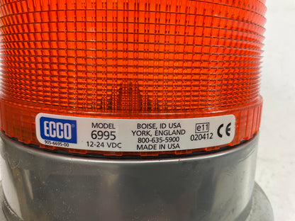 Ecco 6995A Smart Strobe Amber Beacon Warning Emergency Light Lamp 12V-24V