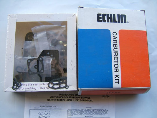 Echlin 151068 Carburetor Rebuild Kit - Carter 1BBL BBD 1 1/4