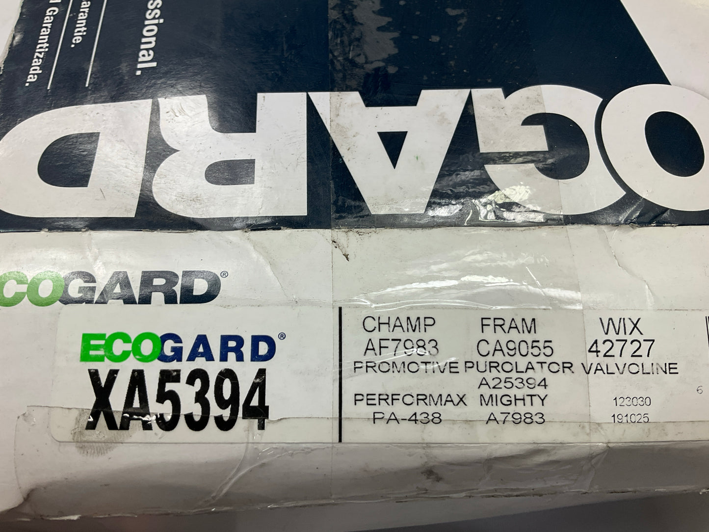 Ecogard XA5394 Engine Air Filter