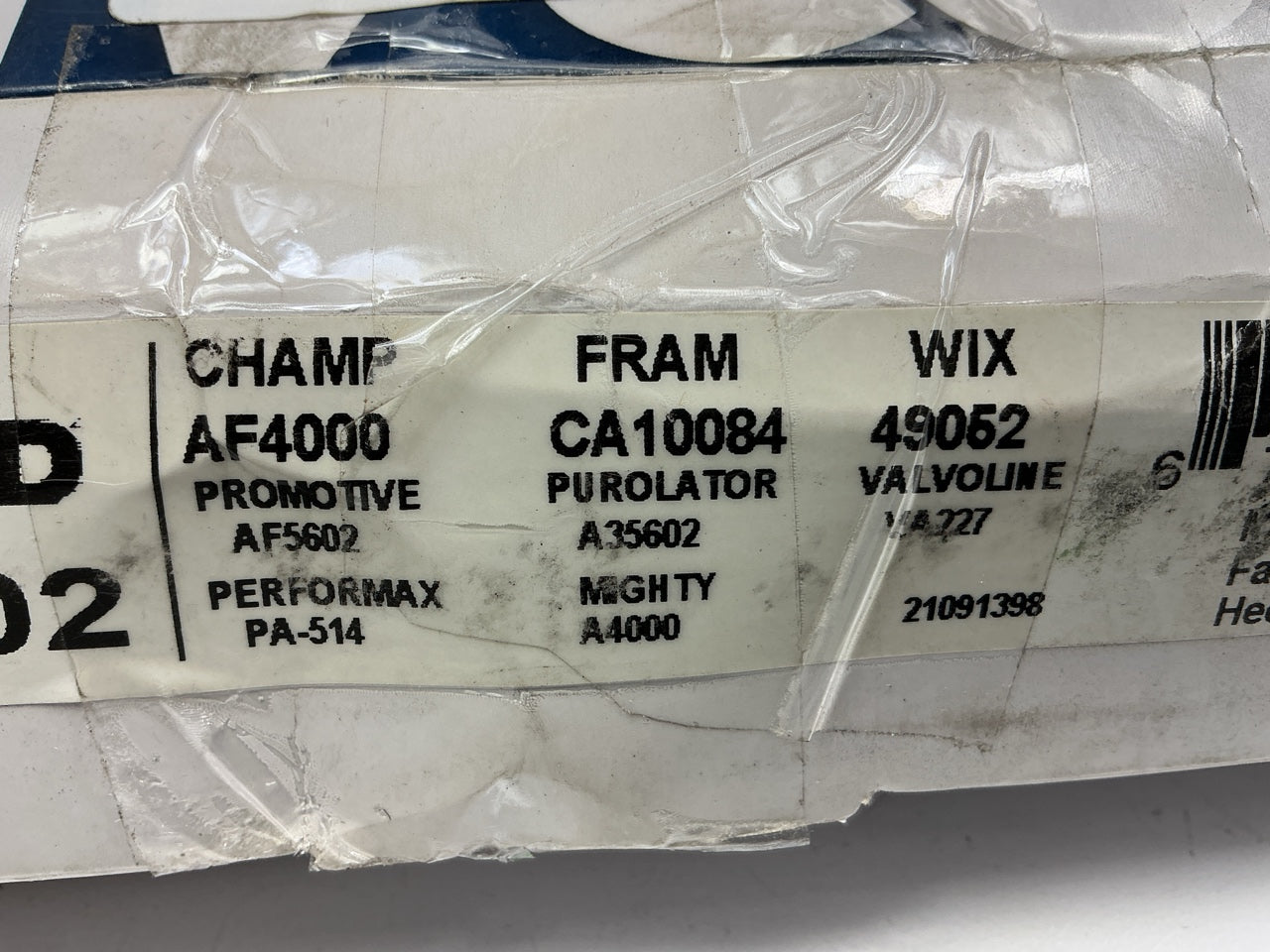 Ecogard XA5602 Engine Air Filter