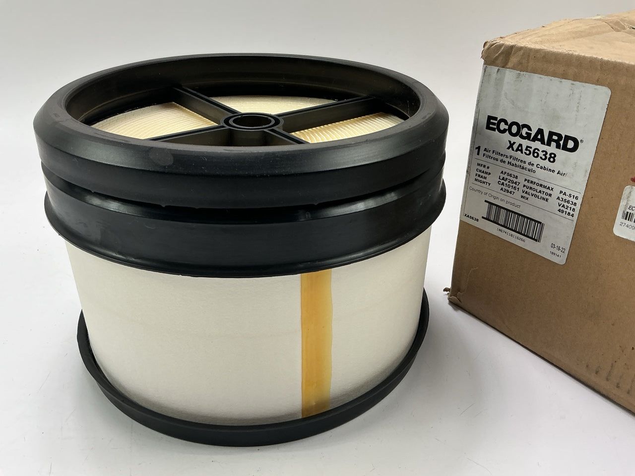 Ecogard XA5638 Engine Air Filter 2006-2010 Silverado Sierra 2500 3500 HD DIESEL