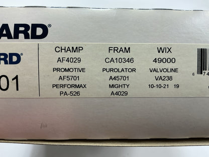Ecogard XA5701 Engine Air Filter