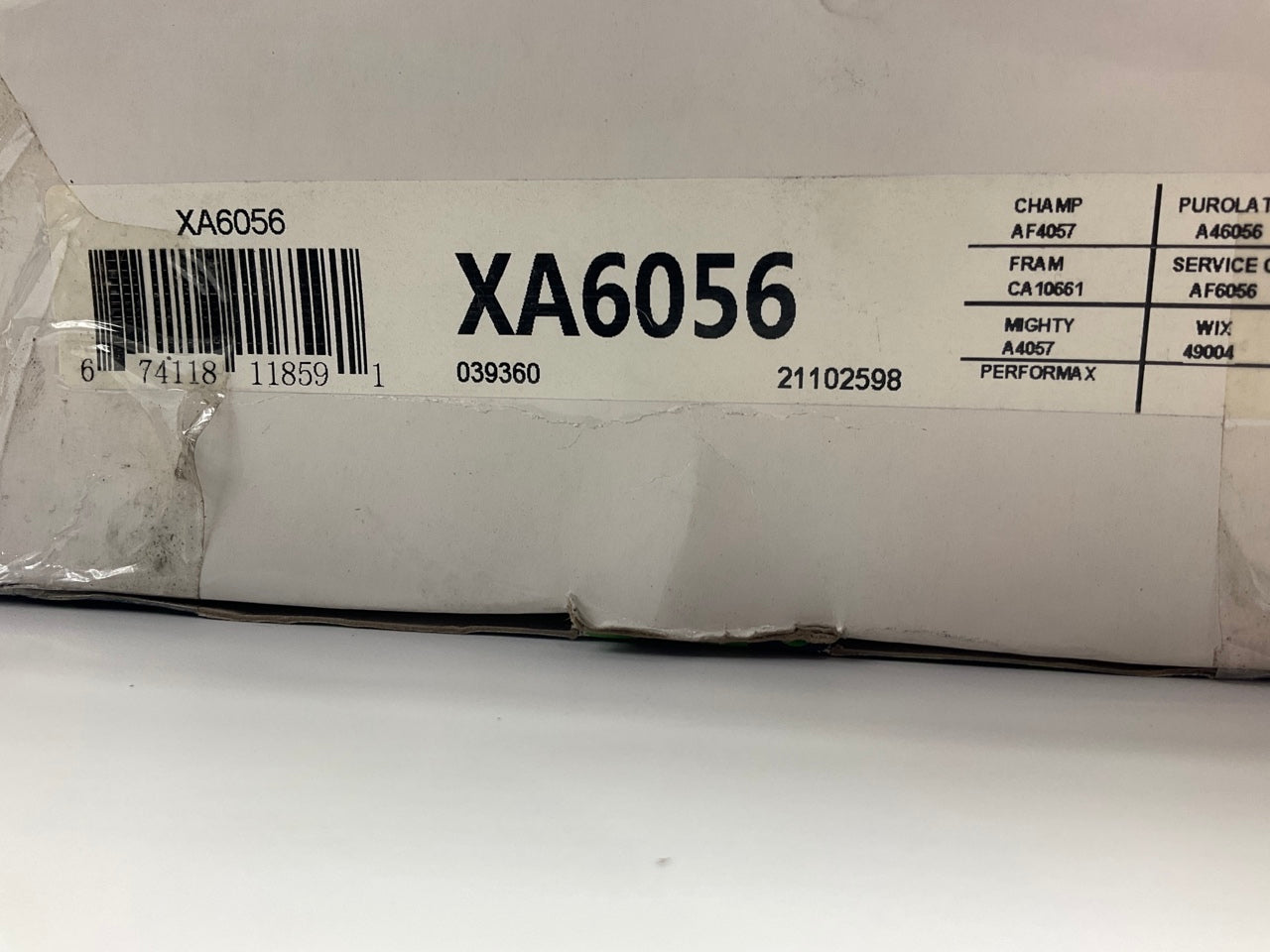 Ecogard XA6056 Engine Air Filter