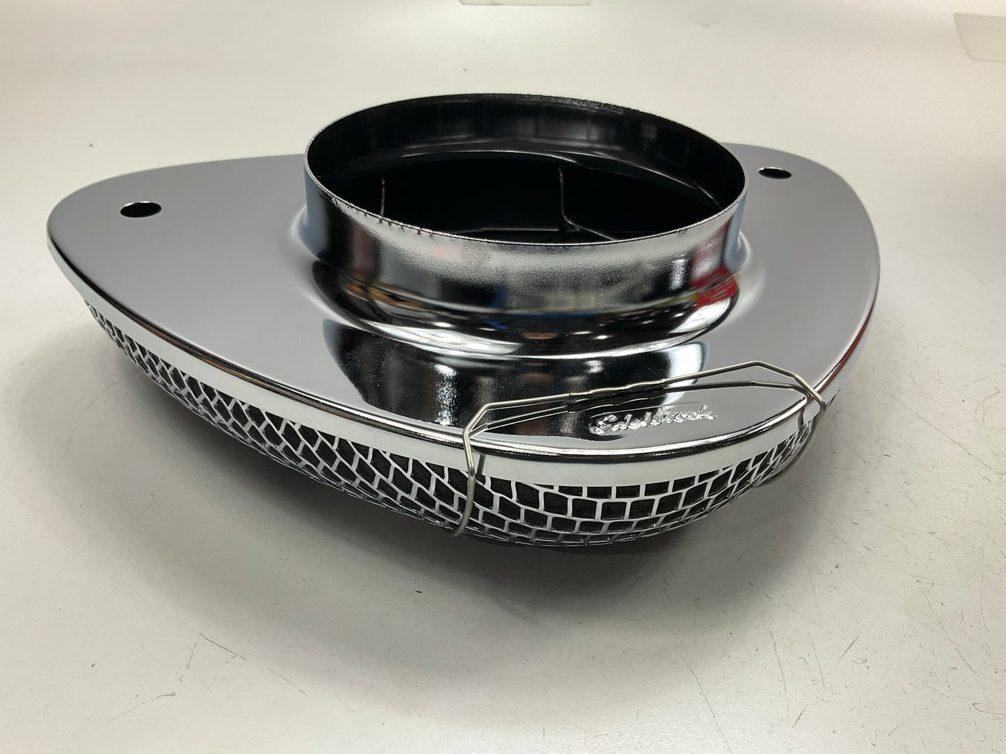 NO HARDWARE - Edelbrock 1002 Pro-Flo 1000 Series Chrome Air Cleaner 5-1/8'' Neck