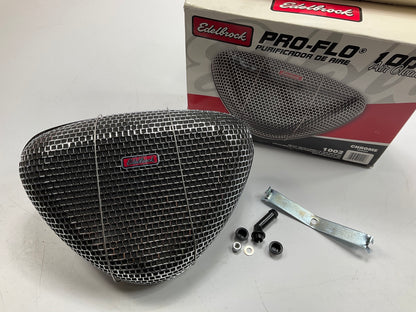 Edelbrock 1002 Pro-Flo 1000 Series Chrome Air Cleaner 5-1/8'' Neck And Bridge