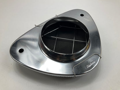 Edelbrock 1002 Pro-Flo 1000 Series Chrome Air Cleaner 5-1/8'' Neck And Bridge