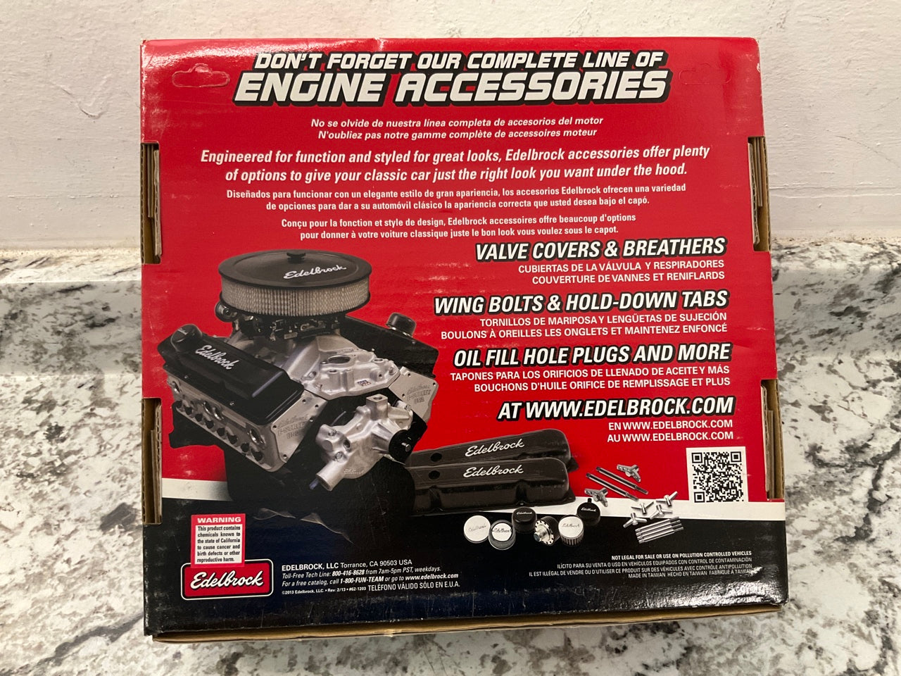 Edelbrock 1203 Pro-Flo Black 10'' Round Air Cleaner With 2'' Paper Filter Element