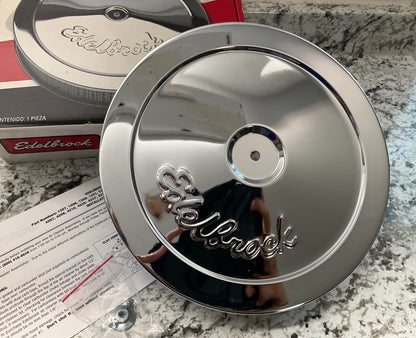 Edelbrock 1208 Pro-Flo 10-Inch Round Performance Air Cleaner W/ 2'' Air Filter