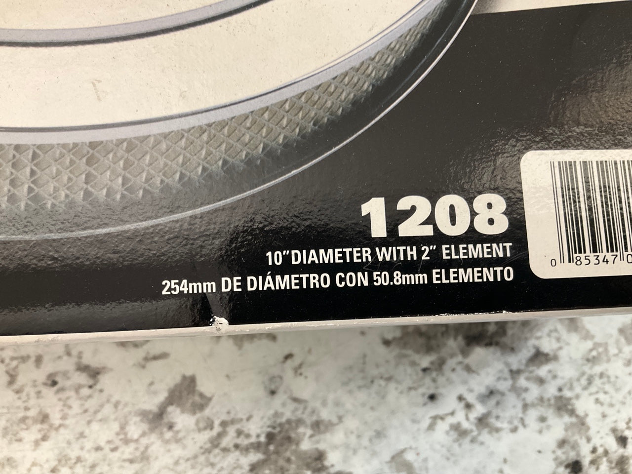 Edelbrock 1208 Pro-Flo 10-Inch Round Performance Air Cleaner W/ 2'' Air Filter