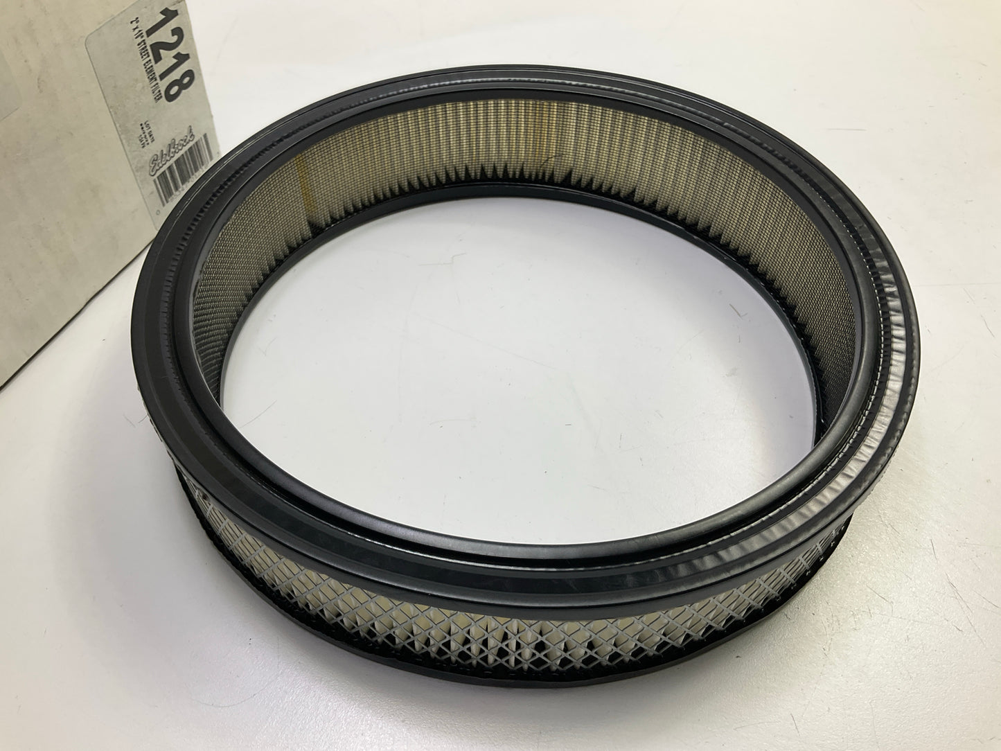 Edelbrock 1218 Replacement Air Filter, Round, 2'' X 10'' For 1208 Air Cleaner
