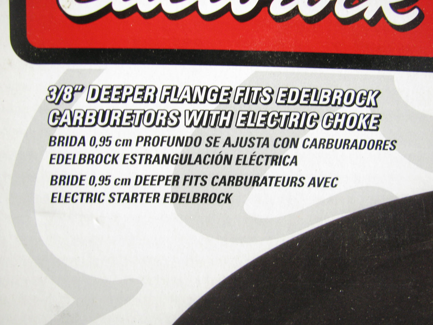 Edelbrock 1223 Pro-Flow Performance 14'' X 3'' Black Air Cleaner W/ Air Filter