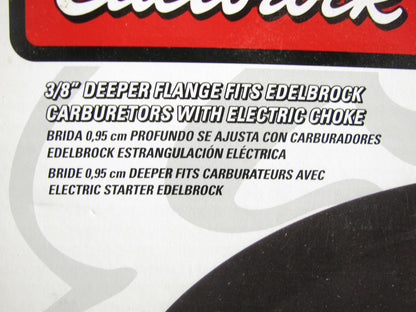 Edelbrock 1223 Pro-Flow Performance 14'' X 3'' Black Air Cleaner W/ Air Filter