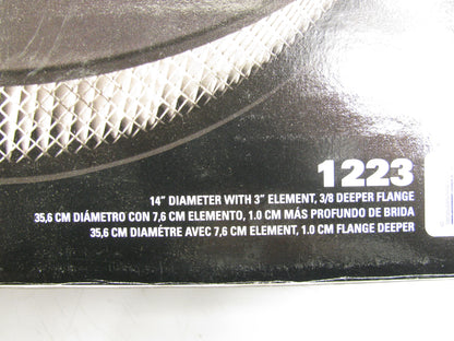 Edelbrock 1223 Pro-Flow Performance 14'' X 3'' Black Air Cleaner W/ Air Filter