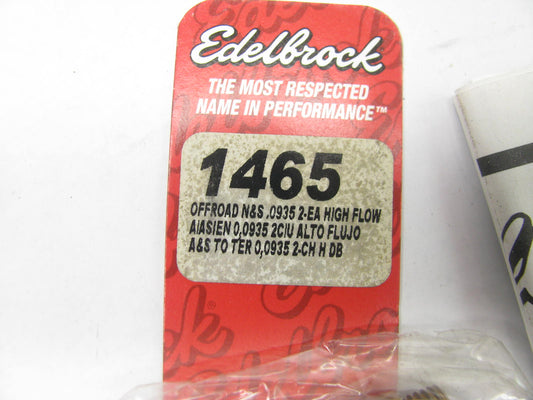 Edelbrock 1465 Offroad .0935 Carburetor Needle & Seats For Carter AFB AVS