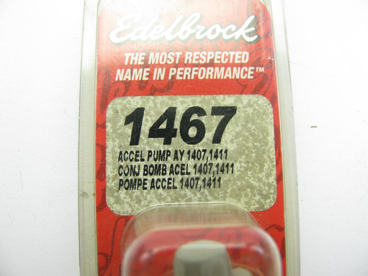 Edelbrock 1467 Carburetor Accelerator Pump For Avenger Carb 1407 & 1411