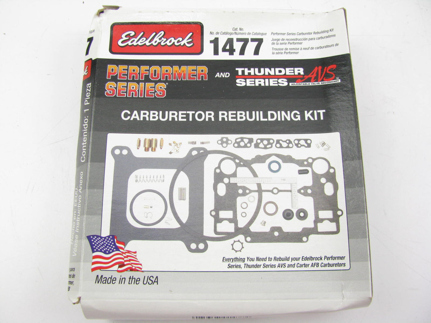 Edelbrock 1477 Carburetor Rebuild Kit - Edelbrock Performer & Thunder / AFB