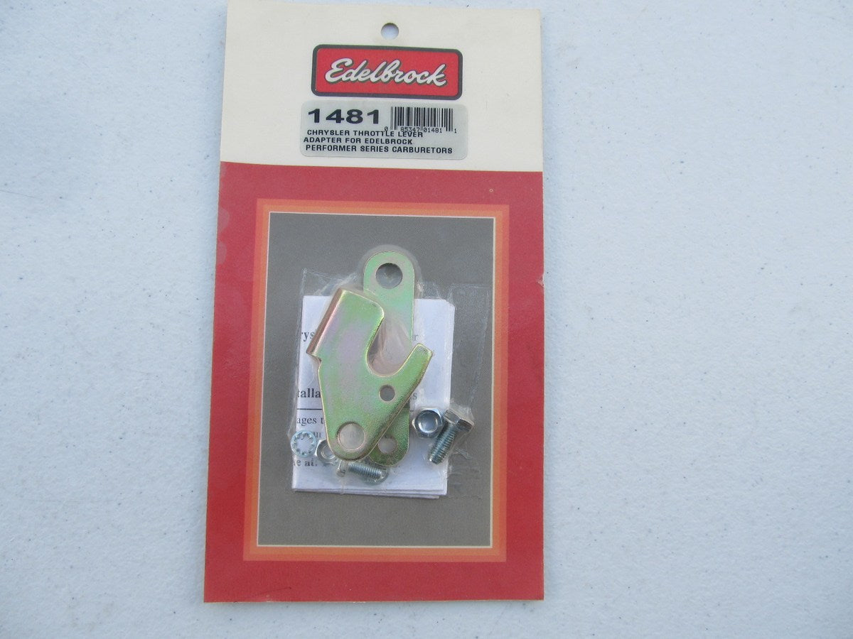 Edelbrock 1481 Performer Carburetor Throttle Lever Adapter For 1966-Up Chrysler