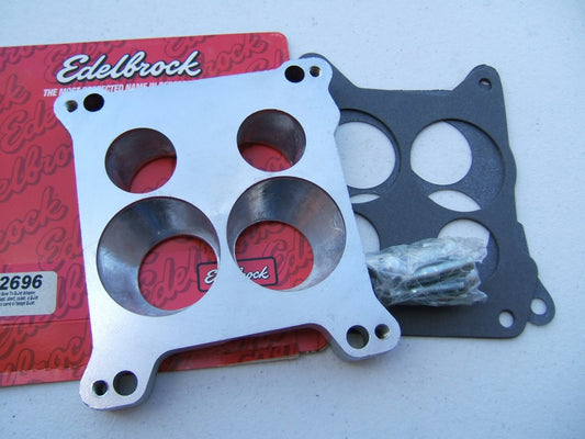 Edelbrock 2696 Square-bore Carburetor To Quadrajet Thermo-Quad Manifold Adapter