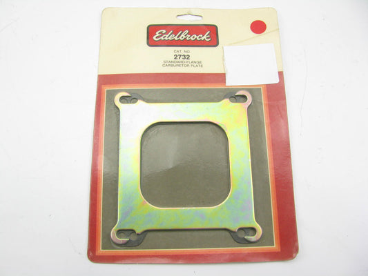 Edelbrock 2732 Std. Flange Square-Bore Carburetor Adapter Plate - 1/16'' Thick