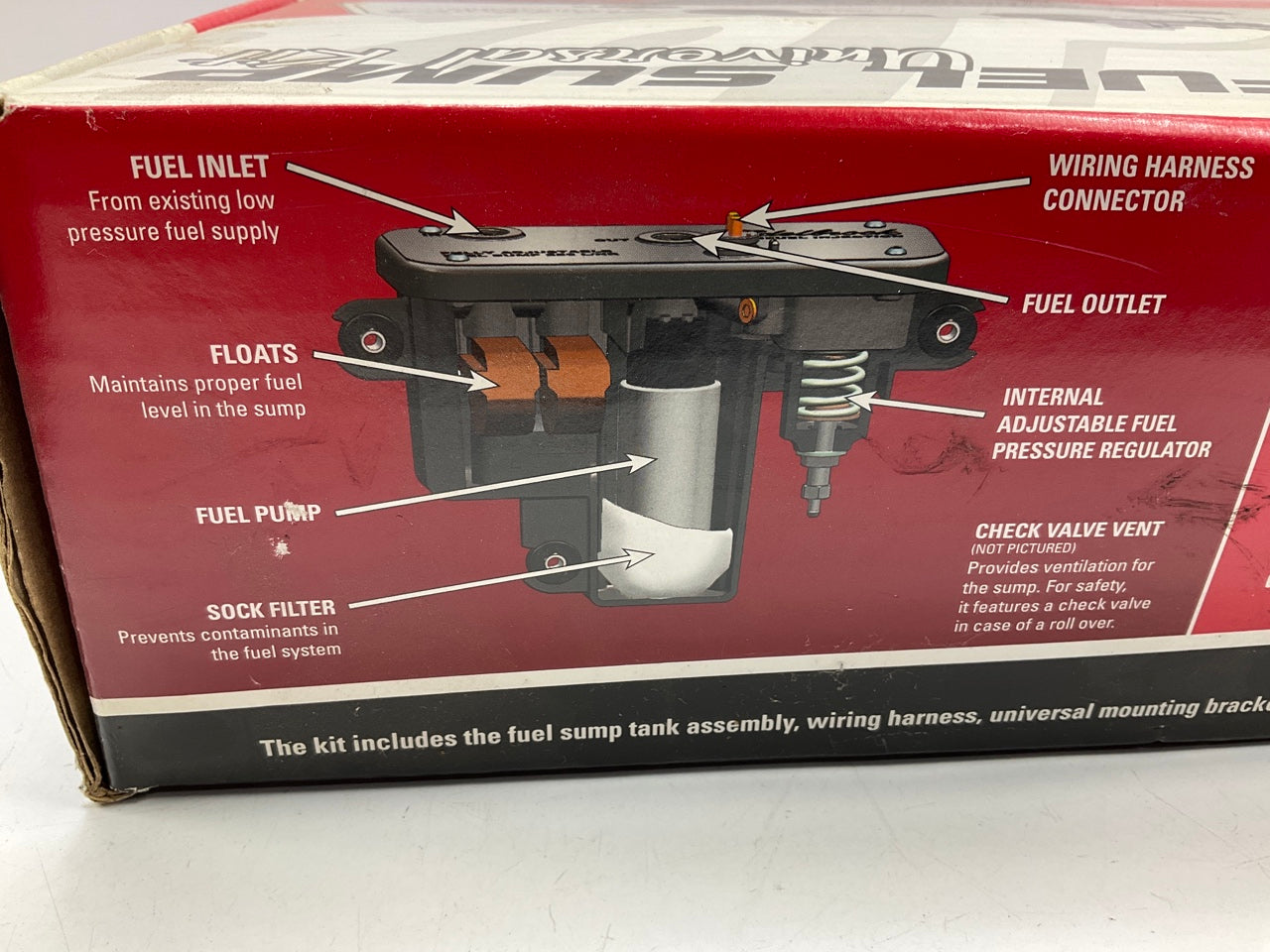 MISSING CONNECTORS - Edelbrock 36031 EFI Fuel Sump Kit - 35-90 PSI, 67 GPH