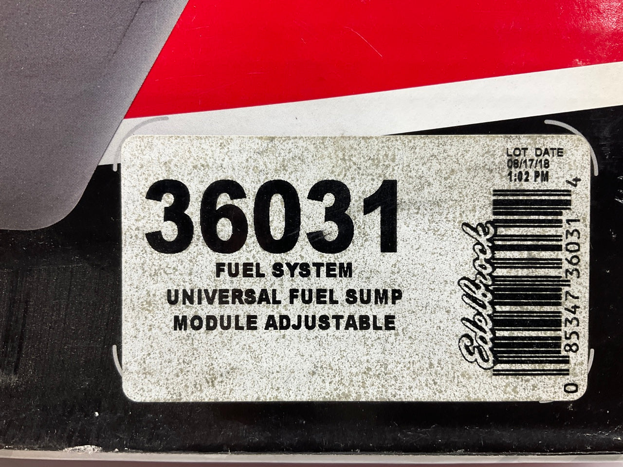 MISSING CONNECTORS - Edelbrock 36031 EFI Fuel Sump Kit - 35-90 PSI, 67 GPH