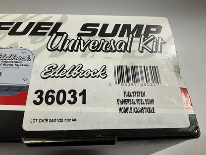 Edelbrock 36031 Universal EFI Fuel Sump Kit - 35-90 PSI, 67 GPH/255 LPH