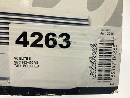 Edelbrock 4263 Elite II Valve Covers For 1959-1986 Chevrolet SBC 262-400 V8