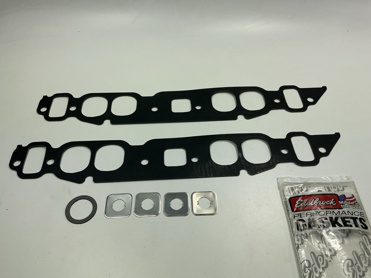 Edelbrock 7203 Oval Port Intake Manifold Gaskets Big Block Chevy 396 427 454 V8