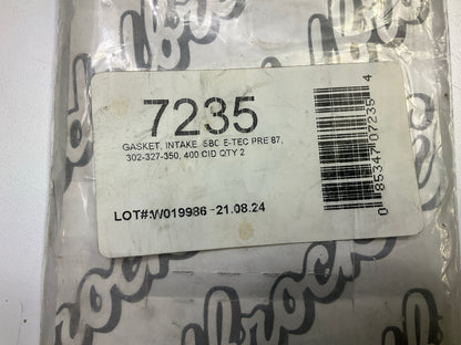 Edelbrock 7235 Engine Intake Manifold Gasket Set For E-Tec 170 Small-Block Chevy