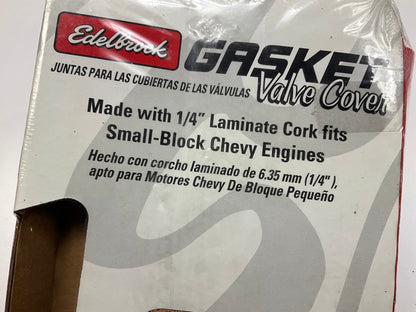 Edelbrock 7548 Valve Cover Gasket  Set For 1958-1986 Chevrolet SBC 302-350 V8