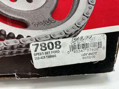 Edelbrock 7808 Engine Timing Set Performer-Link Double Roller - Ford 332-428 FE