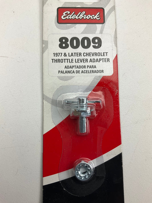Edelbrock 8009 Carburetor Throttle Stud Throttle Cable Adapter For 77-Up Chevy