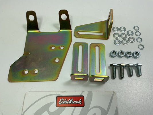 Edelbrock 8036 Throttle & Auto Trans Kickdown Bracket - 1995 & Earlier SBC Chevy