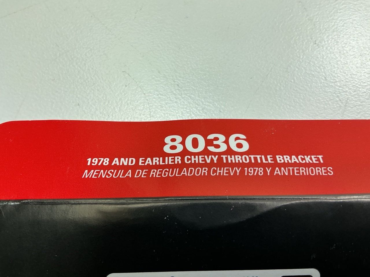 Edelbrock 8036 Throttle & Auto Trans Kickdown Bracket - 1995 & Earlier SBC Chevy