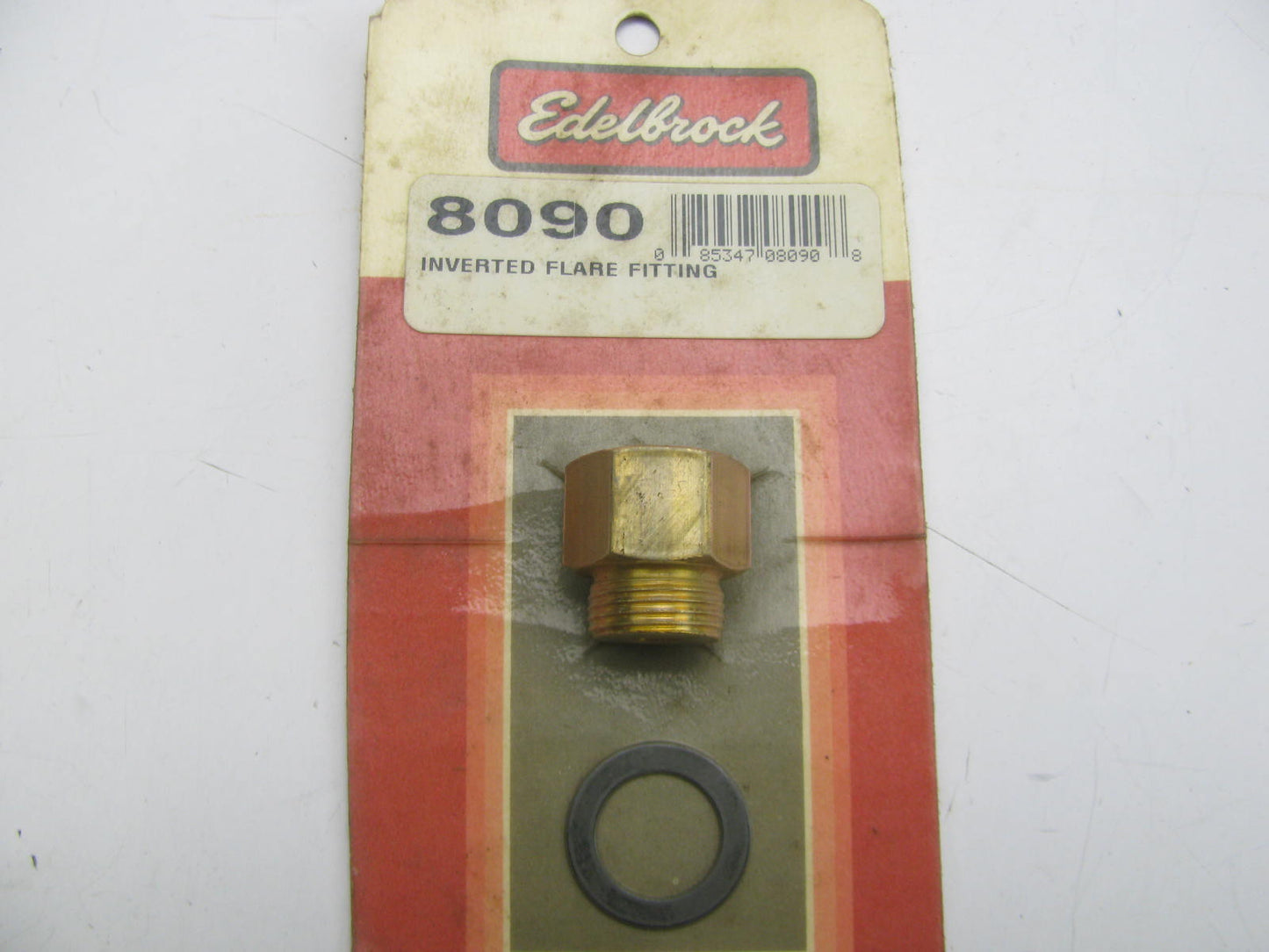 Edelbrock 8090 Inverted Flare Fuel Hose Fitting For Square Bore & AFB Carburetor