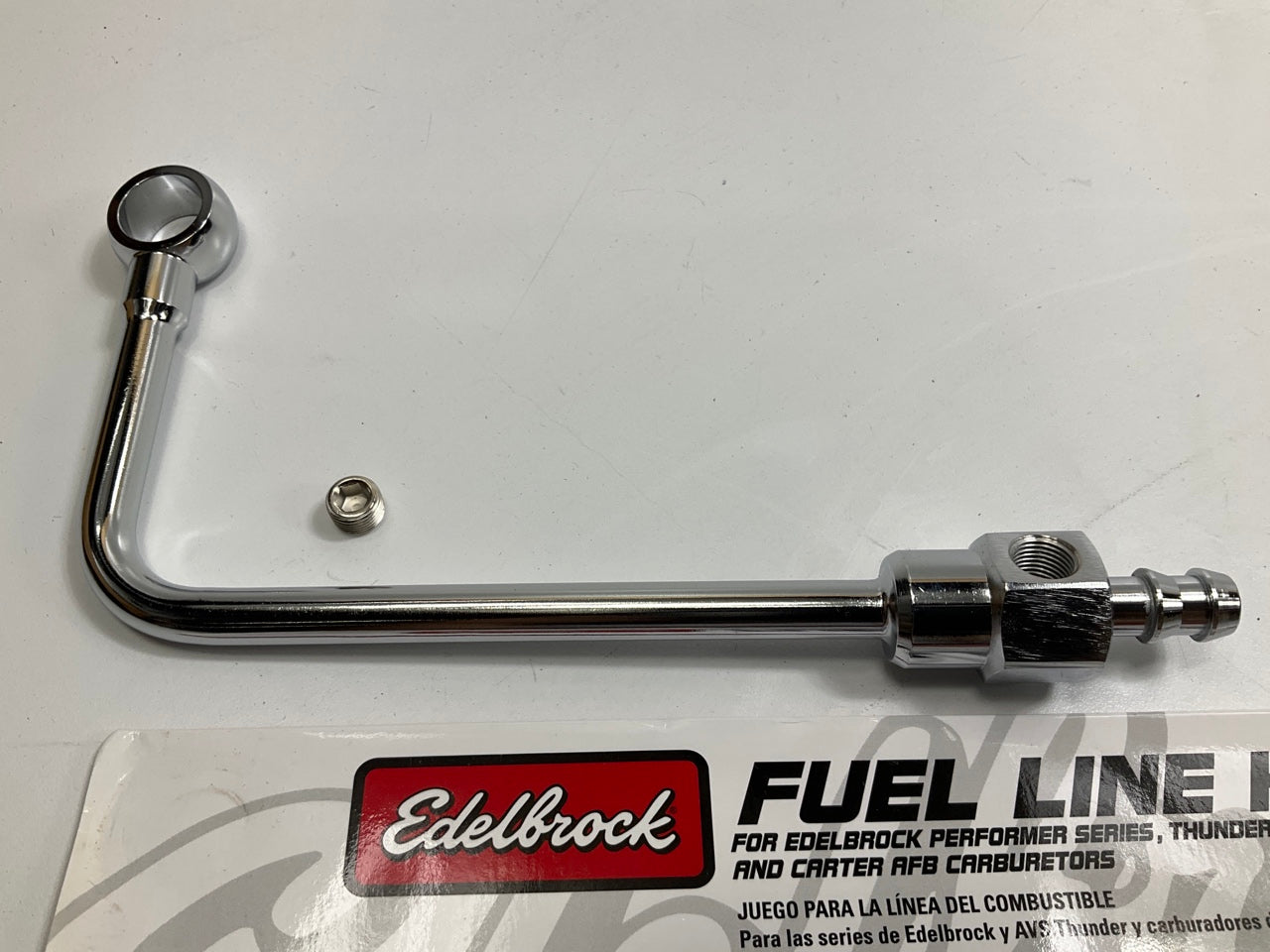 MISSING PARTS, COMES AS-IS Edelbrock 8126 Carburetor Fuel Line Kit - Single Feed