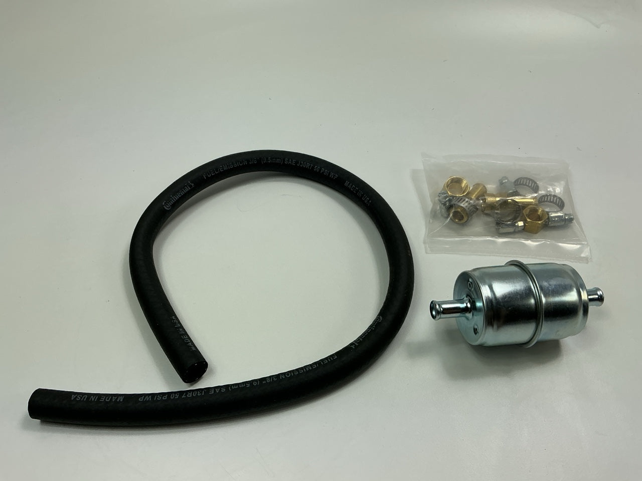 Edelbrock 8135 Universal Single-Feed Fuel Hose And Filter Kit 5/16'' Or 3/8'' Line