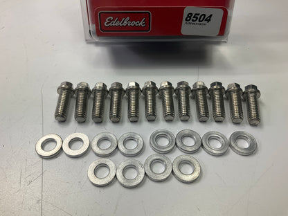 Edelbrock 8504 Intake Manifold Bolt Kit - 3/8-16 X .750'' - Small Block Chevy SBC
