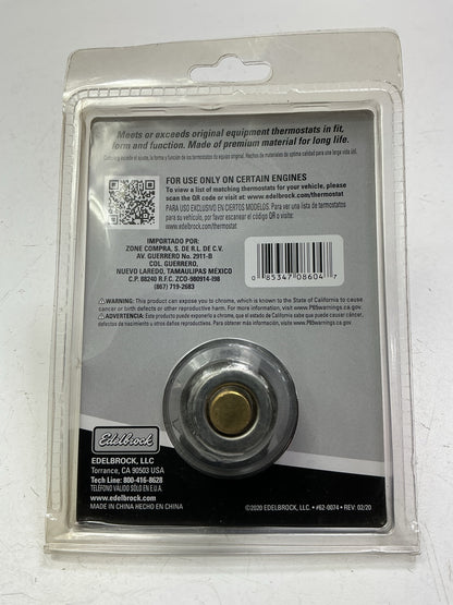 Edelbrock 8604 High Performance Thermostat (53mm) - 180°F