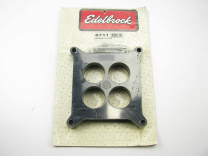 Edelbrock 8711 Holley 4-Barrel Carburetor Phenolic Spacer 1-Inch 4-Hole