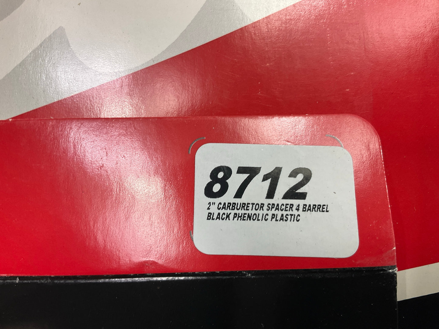 Edelbrock 8712 2'' Carburetor Spacer Open Square Bore Aluminum 4 Bbl