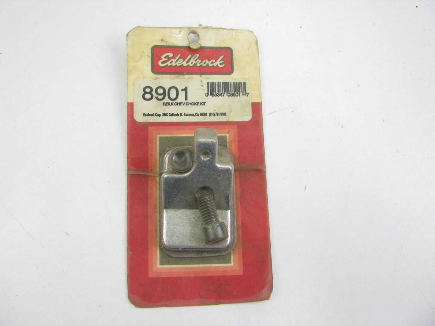 Edelbrock 8901 Choke Adapter For SBC  Chevy 101 2104 3701 Intake Manifolds