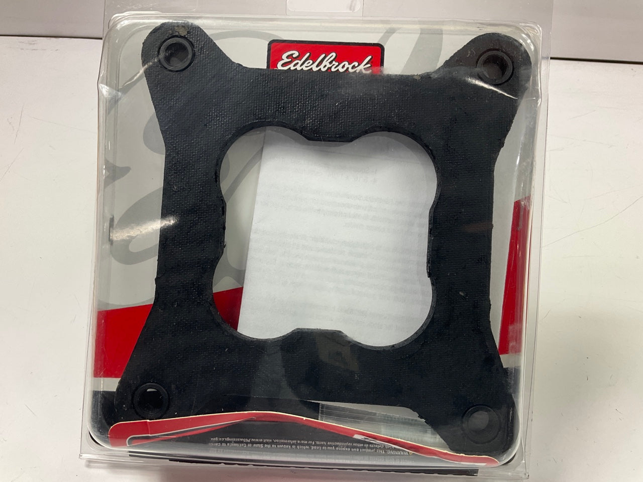 Edelbrock 9265 Carburetor Heat Insulator Gasket .320'' Open Square